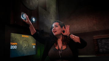 Woman playing Prison Island